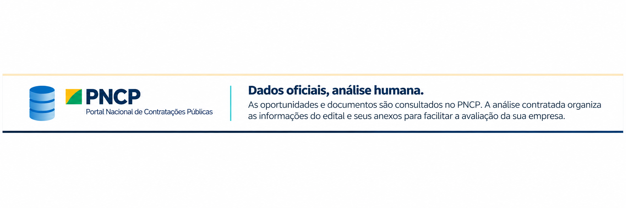PNCP - Dados oficiais, análise humana